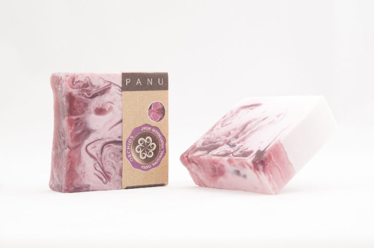 Orchid square soap