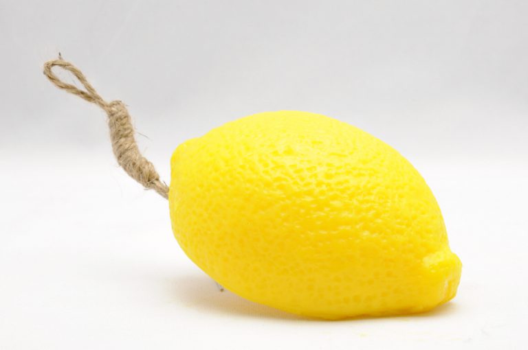 Lemon fancy soap